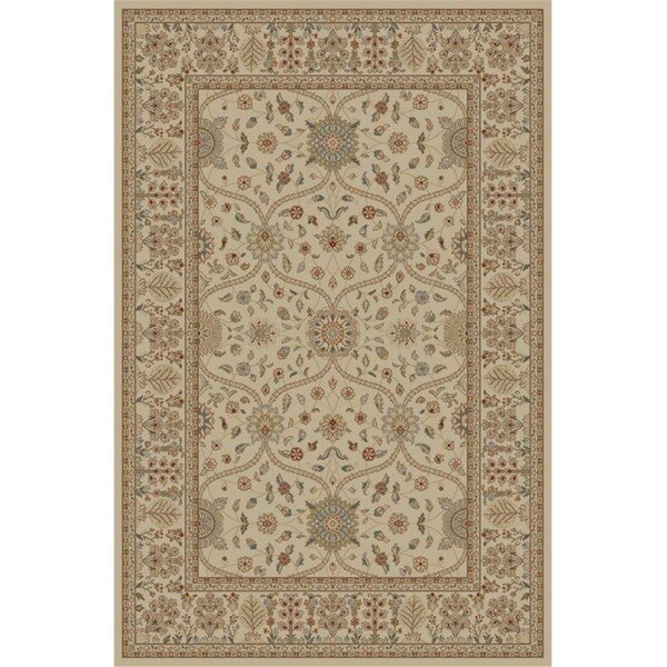 Concord Global 9 ft. 3 in. x 12 ft. 6 in. Jewel Voysey Tonel - Ivory 49018 - main